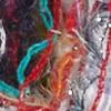 Purple Multi Yarn Fringe Scarf - Sweet Pea