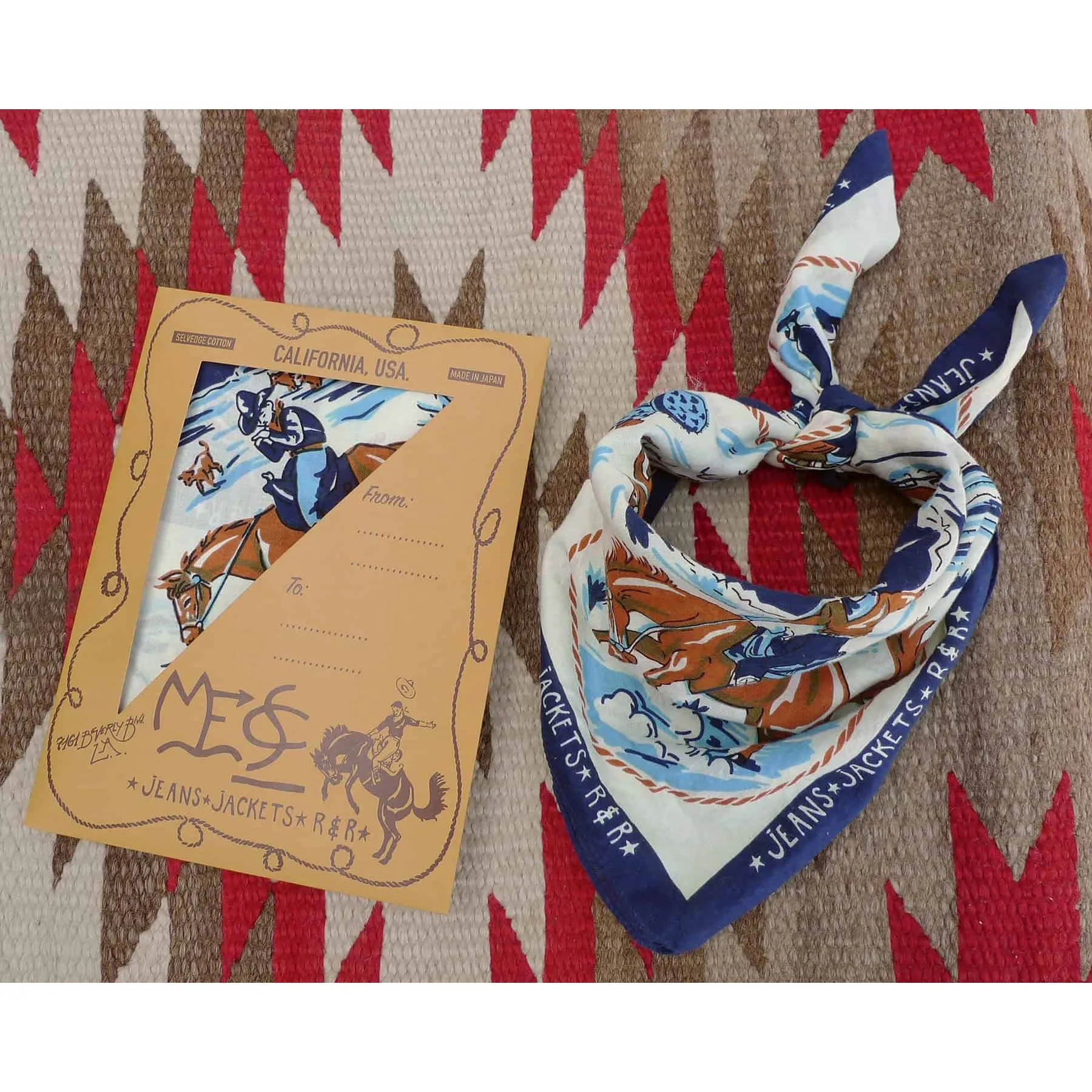 Ranch Kerchief - Navy