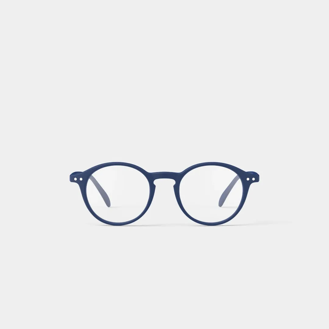 Reading Glasses  3 Round in Deep Blue Style D