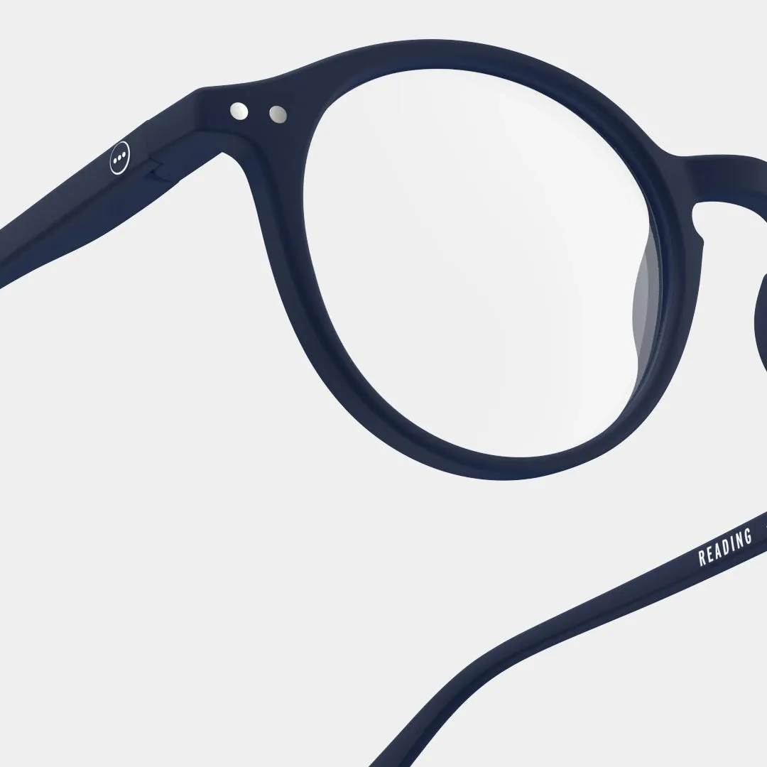 Reading Glasses  3 Round in Deep Blue Style D