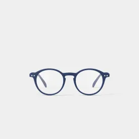 Reading Glasses  3 Round in Deep Blue Style D