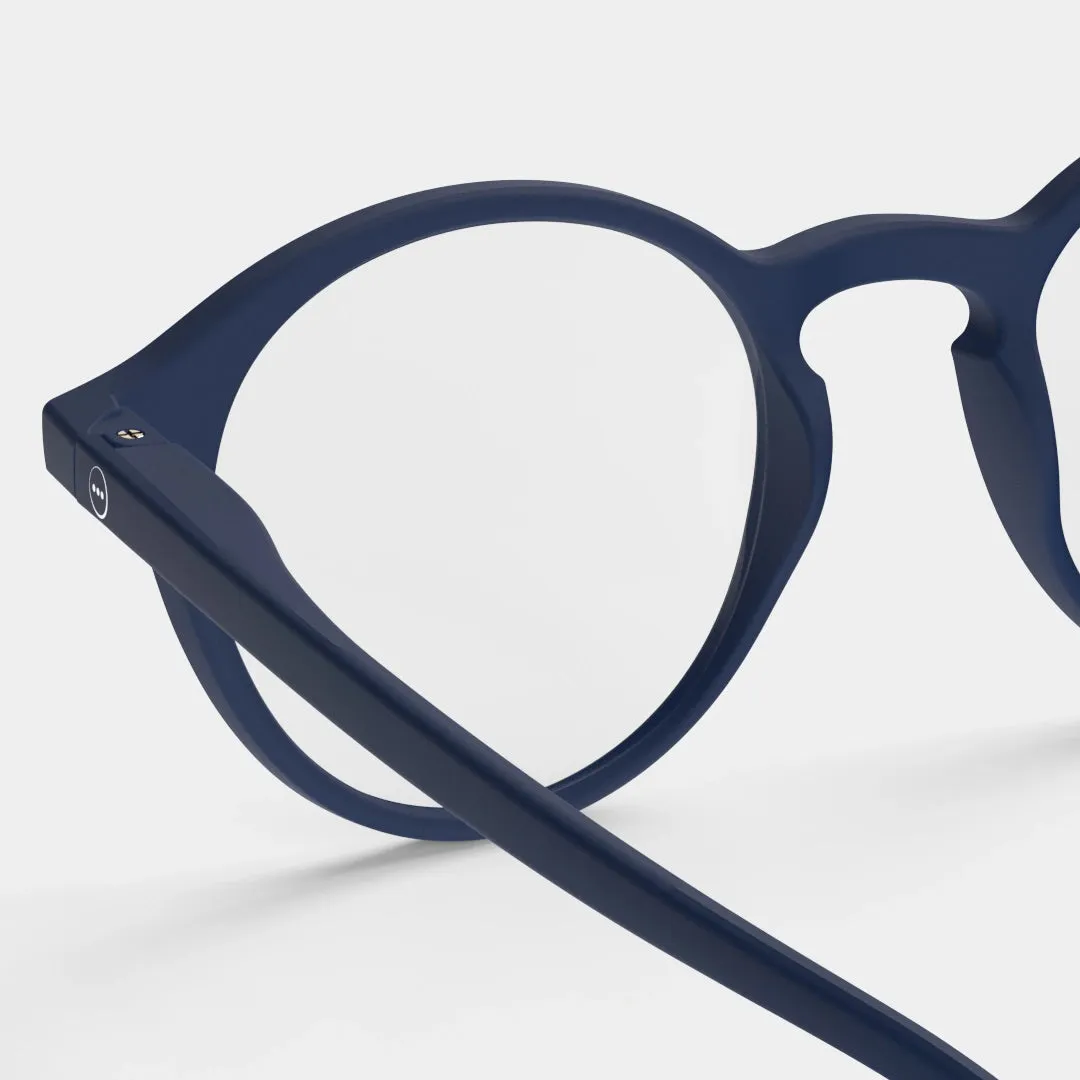 Reading Glasses  3 Round in Deep Blue Style D