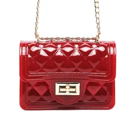 Red Quilted Sling Bag