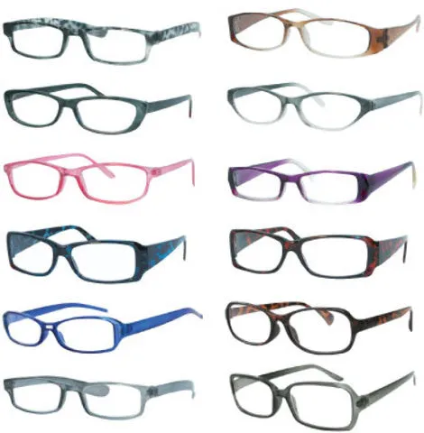 seevix value readers assorted styles & diopters Case of 12