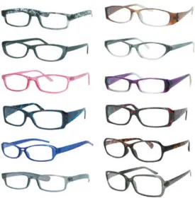 seevix value readers assorted styles & diopters Case of 12