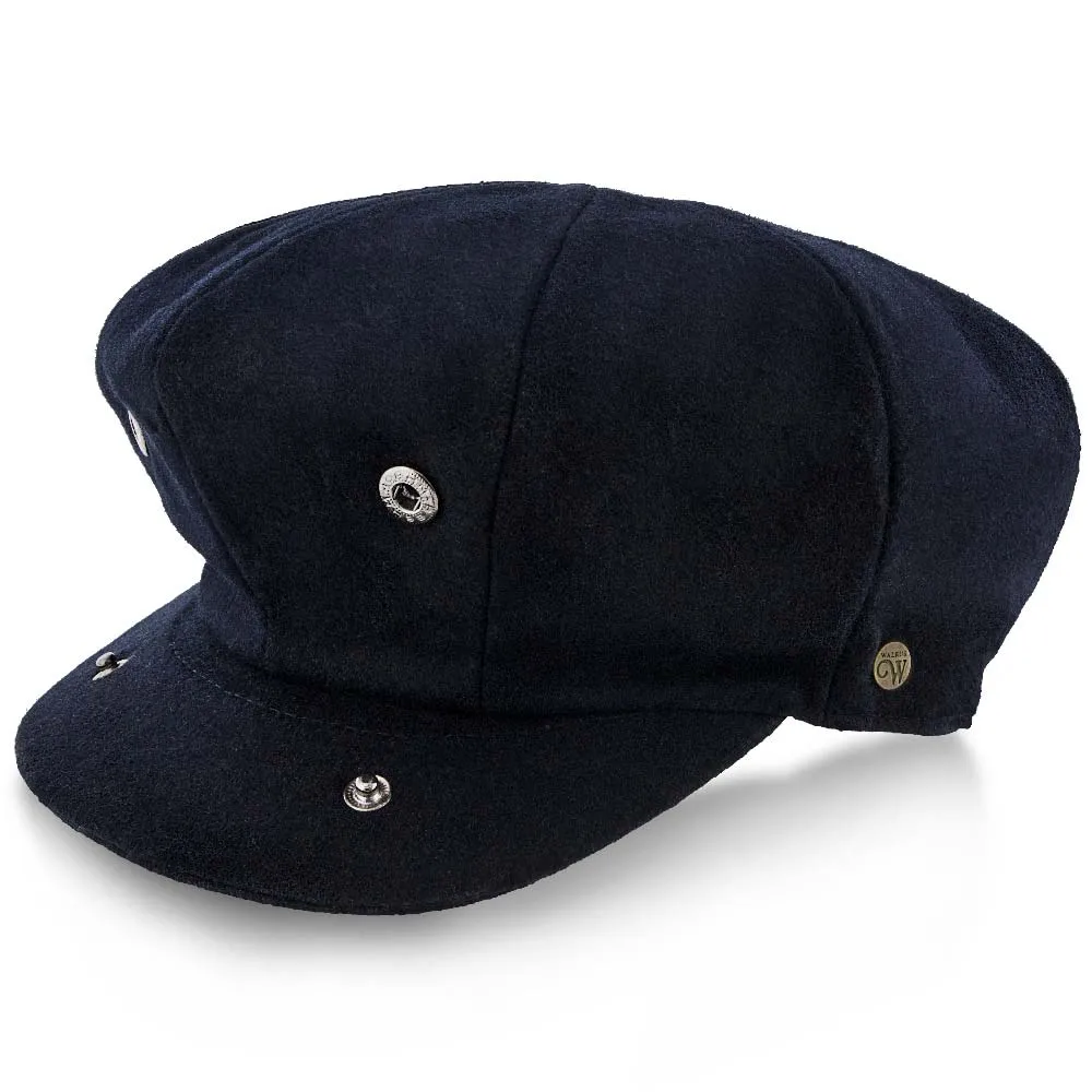 Shelby - Walrus Hat Wool Blend 8 Panel Newsboy Cap