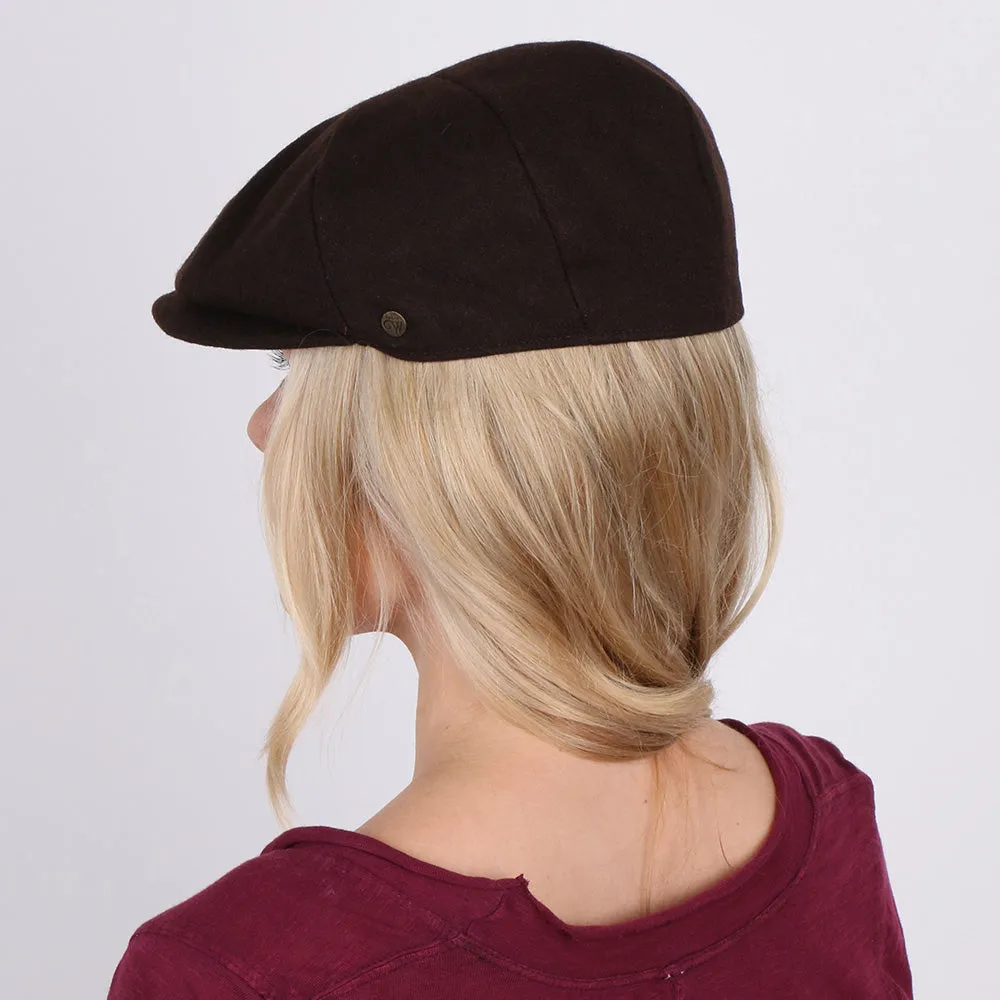 Shelby - Walrus Hat Wool Blend 8 Panel Newsboy Cap