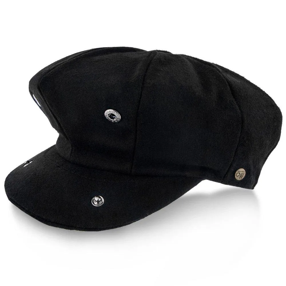 Shelby - Walrus Hat Wool Blend 8 Panel Newsboy Cap