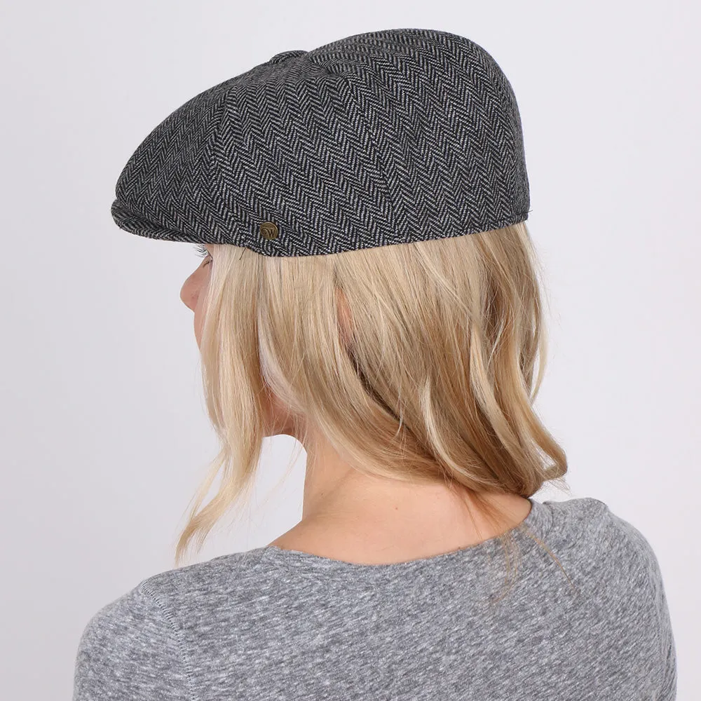 Shelby - Walrus Hat Wool Blend 8 Panel Newsboy Cap