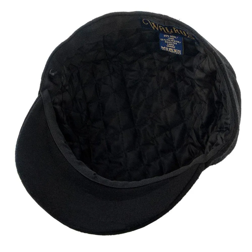 Shelby - Walrus Hat Wool Blend 8 Panel Newsboy Cap