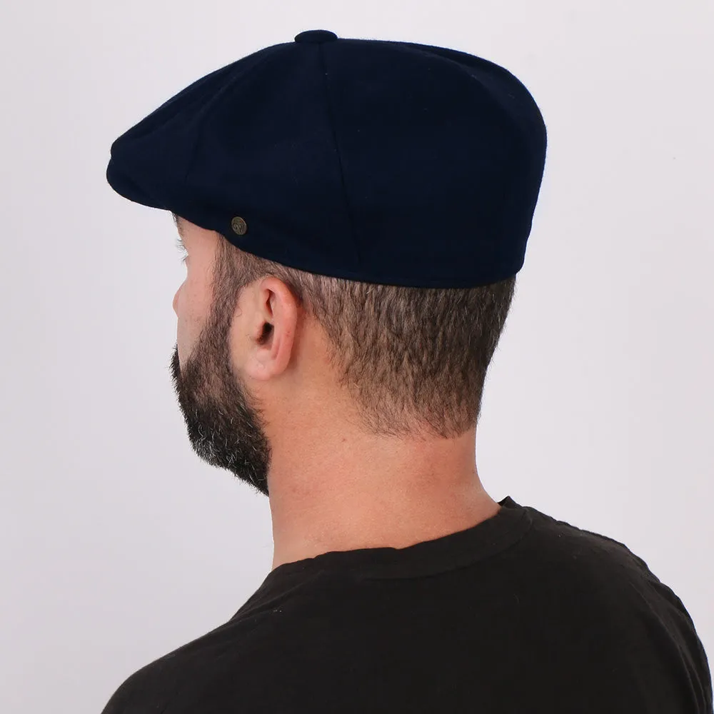 Shelby - Walrus Hat Wool Blend 8 Panel Newsboy Cap