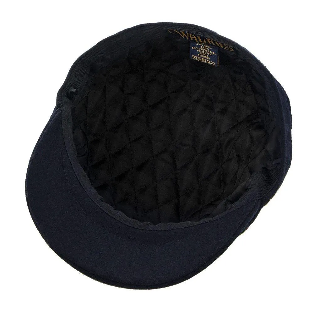 Shelby - Walrus Hat Wool Blend 8 Panel Newsboy Cap