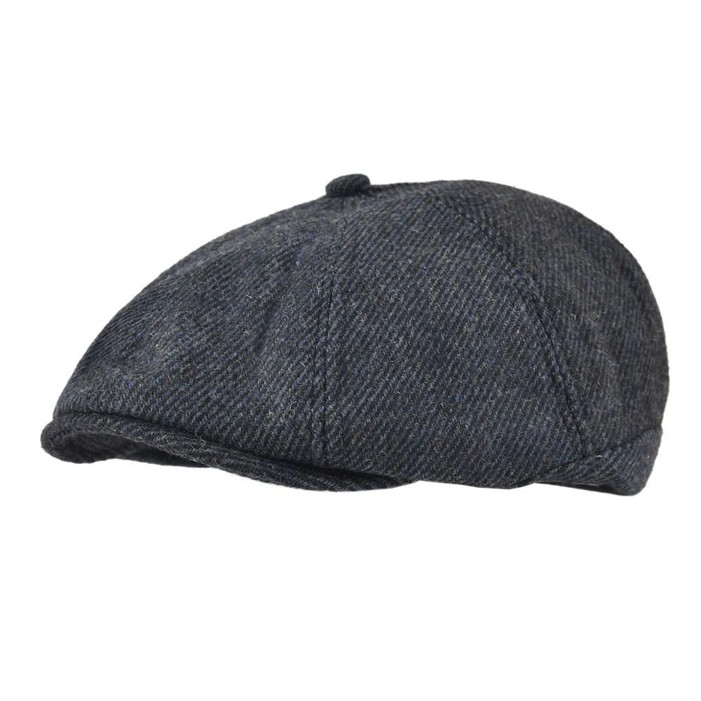 Tweed Newsboy Cap