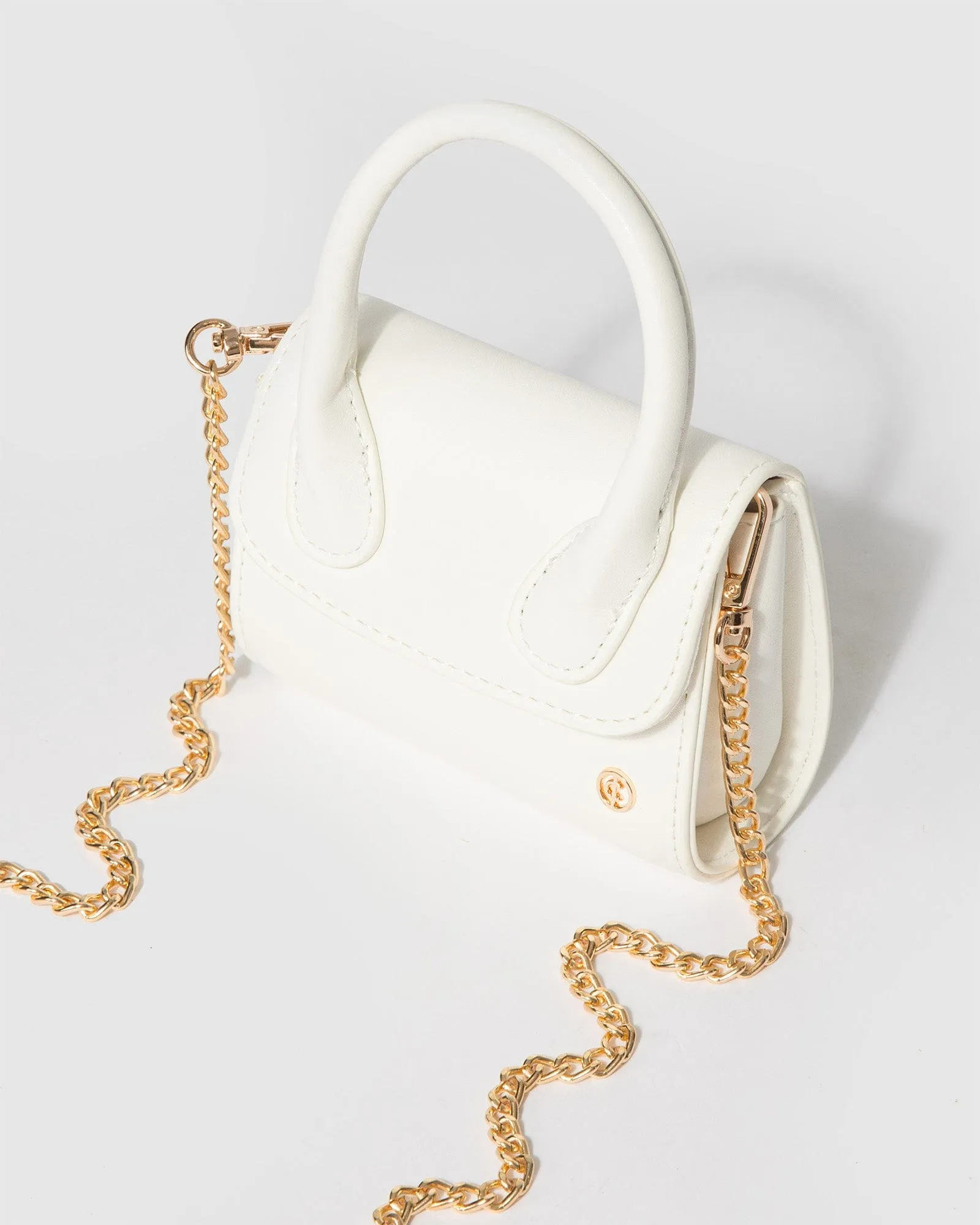 White Koko Micro Mini Bag