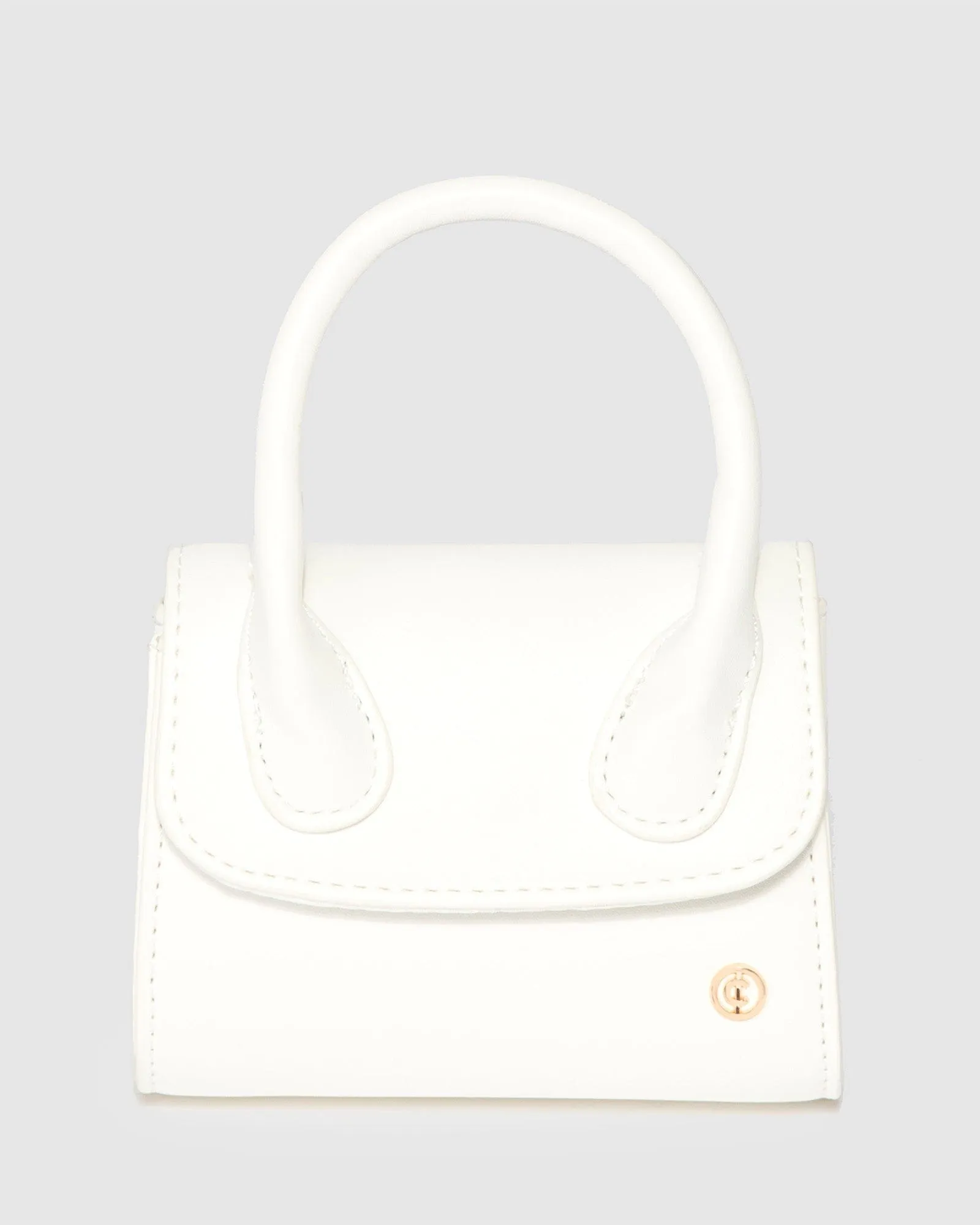 White Koko Micro Mini Bag