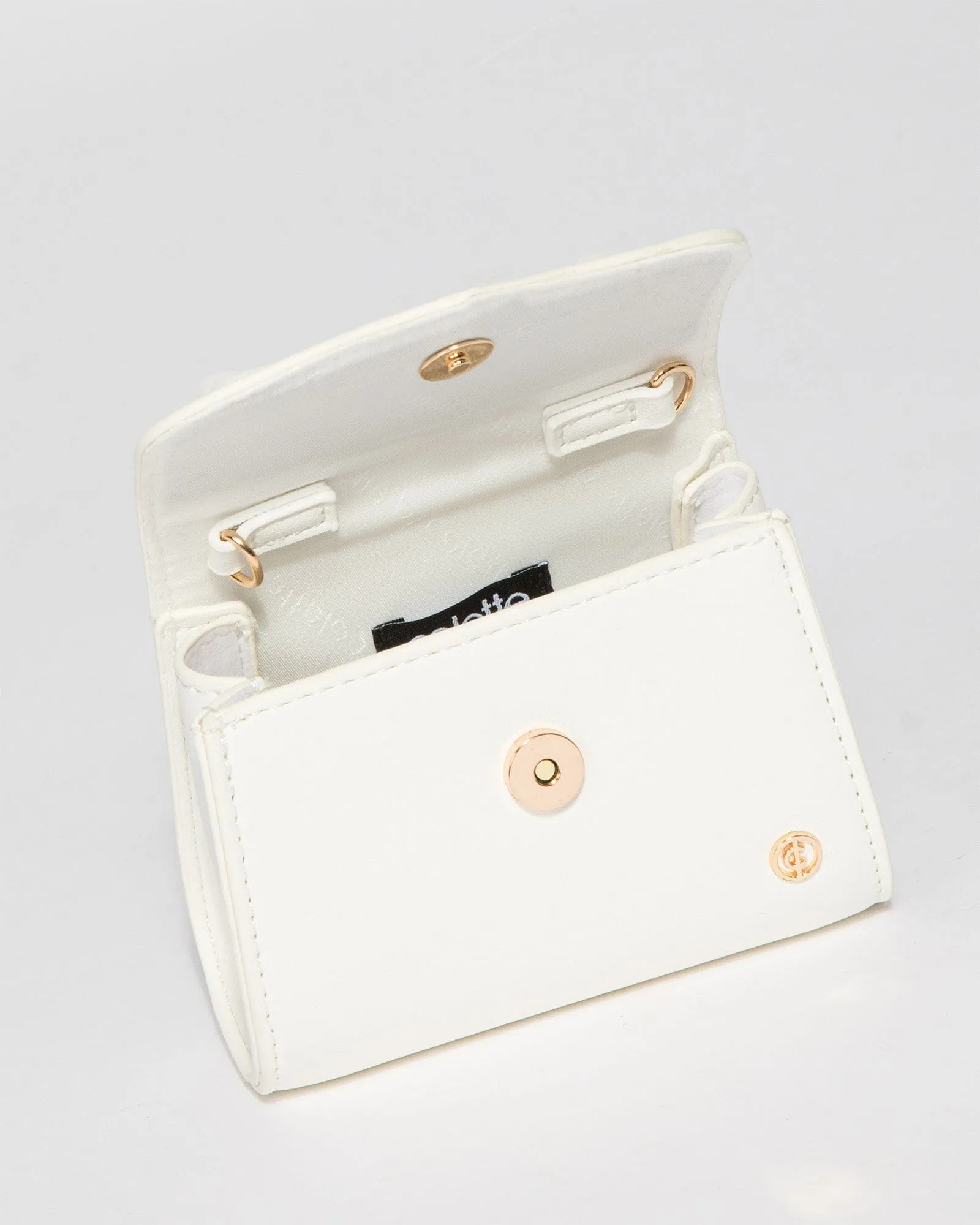 White Koko Micro Mini Bag