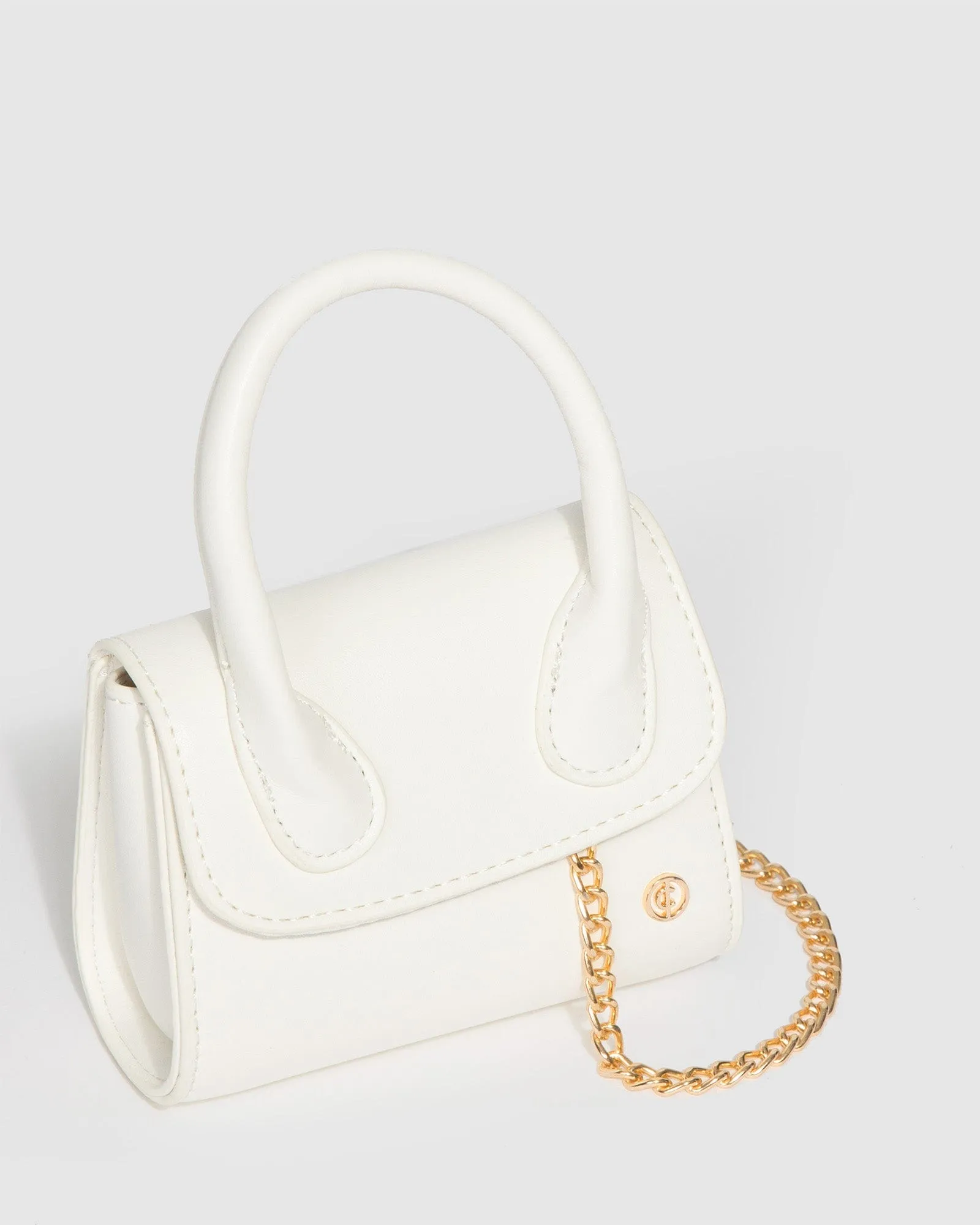 White Koko Micro Mini Bag
