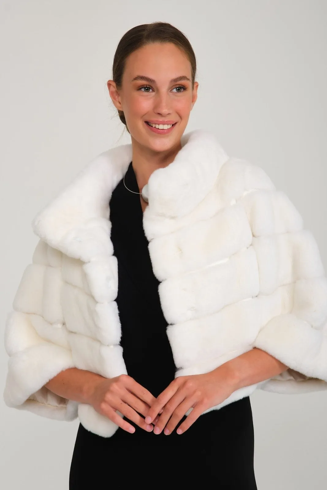 White Rex Fur Jacket