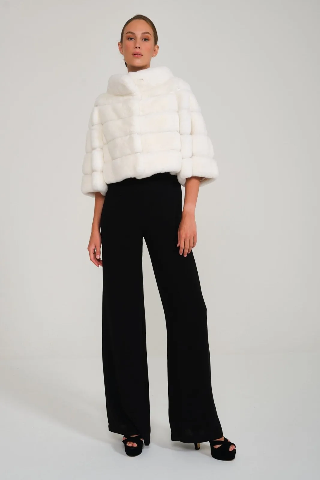 White Rex Fur Jacket