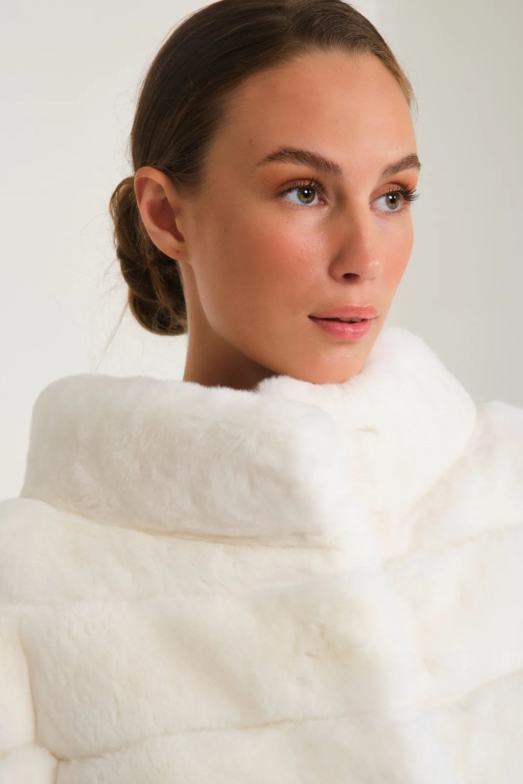 White Rex Fur Jacket