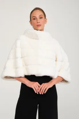 White Rex Fur Jacket